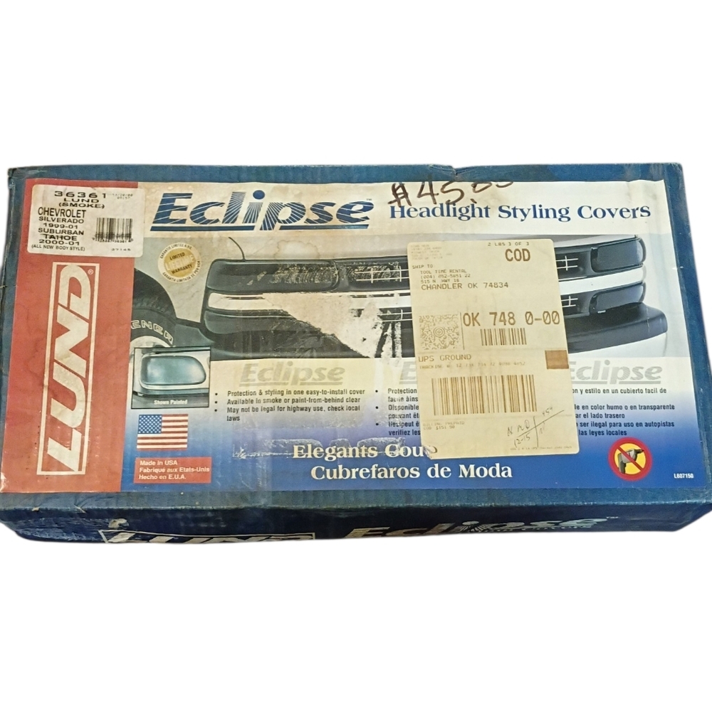 Chevy/GMC pickup Suburban Tahoe Lund Eclipse Headlight Covers 36361